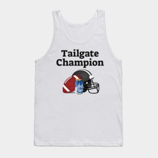 Tailgate Champion Tailgating Design Football Helmet Fantasy Trophy Tank Top